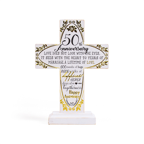 50th Anniversary Cross with Base